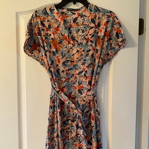 Shein floral large summer sun dress